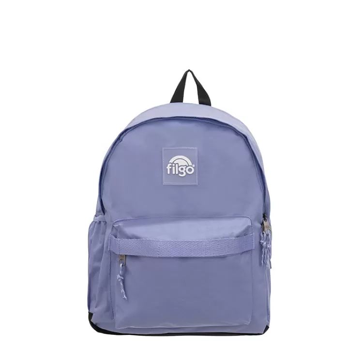 Mochila Escolar Filgo 2026 Keyway 17" Celeste Lavanda Pastel Art.MO26-KWAY-310